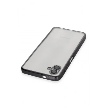 Samsung Galaxy A04 Kılıf Razer Lensli Silikon - Siyah