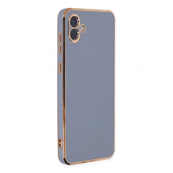 Samsung Galaxy A04 Kılıf Volet Silikon - Mavi