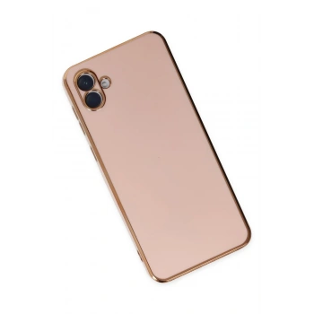Samsung Galaxy A04 Kılıf Volet Silikon - Pembe