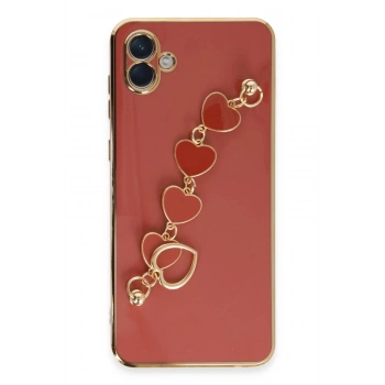 Samsung Galaxy A04E Kılıf Esila Silikon - Kırmızı