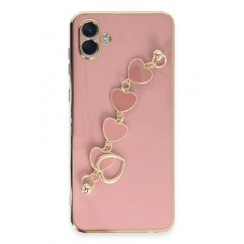 Samsung Galaxy A04E Kılıf Esila Silikon - Pudra