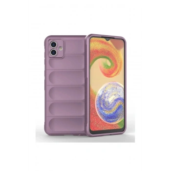 Samsung Galaxy A04E Kılıf Optimum Silikon - Mor