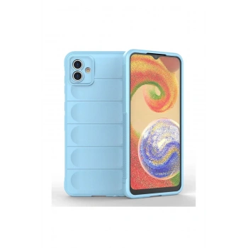 Samsung Galaxy A04E Kılıf Optimum Silikon - Sky Blue