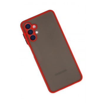 Samsung Galaxy A04S Kılıf Montreal Silikon Kapak - Kırmızı