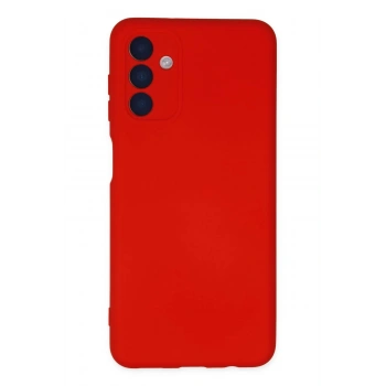 Samsung Galaxy A04S Kılıf Nano içi Kadife Silikon - Kırmızı