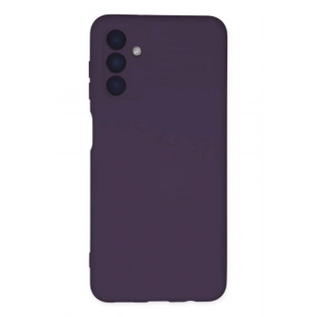 Samsung Galaxy A04S Kılıf Nano içi Kadife Silikon - Mor