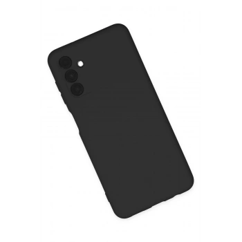 Samsung Galaxy A04S Kılıf Nano içi Kadife Silikon - Siyah