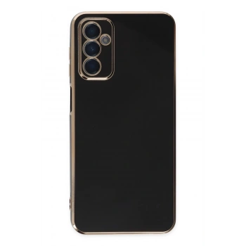 Samsung Galaxy A04S Kılıf Volet Silikon - Siyah