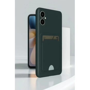 Samsung Galaxy A05 Kelvin Kartvizitli Silikon - Lila