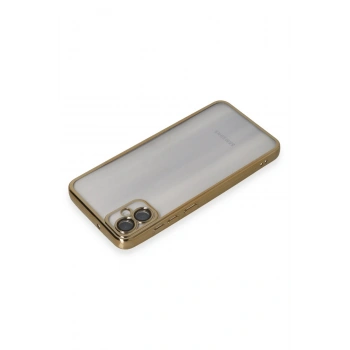 Samsung Galaxy A05 Kılıf Razer Lensli Silikon - Gold
