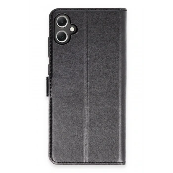 Samsung Galaxy A05 Kılıf Trend S Plus Kapaklı Kılıf - Siyah