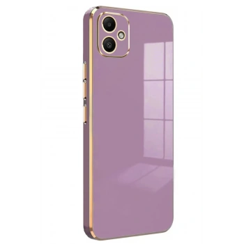 Samsung Galaxy A05 Kılıf Volet Silikon - Mor