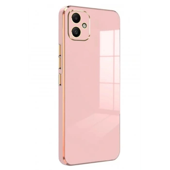 Samsung Galaxy A05 Kılıf Volet Silikon - Pembe