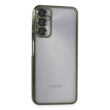 Samsung Galaxy A05S Kılıf Lensli Silikon - Yeşil