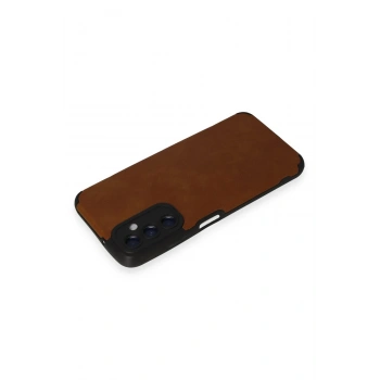 Samsung Galaxy A05S Kılıf Loop Deri Silikon - Kahverengi