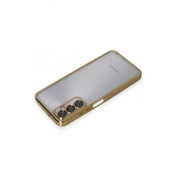 Samsung Galaxy A05S Kılıf Razer Lensli Silikon - Gold