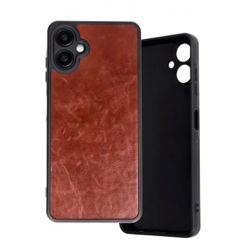 Samsung Galaxy A06 Kılıf Aras Deri Kapak - Bordo