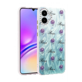 Samsung Galaxy A06 Kılıf Blade Aynalı Desenli Kapak - Desen 9