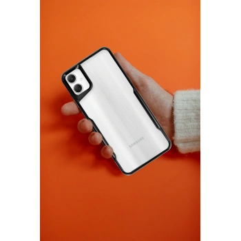 Samsung Galaxy A06 Kılıf Boyi Silikon Kapak - Siyah