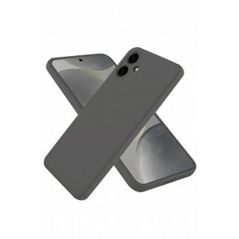 Samsung Galaxy A06 Kılıf First Silikon - Gri