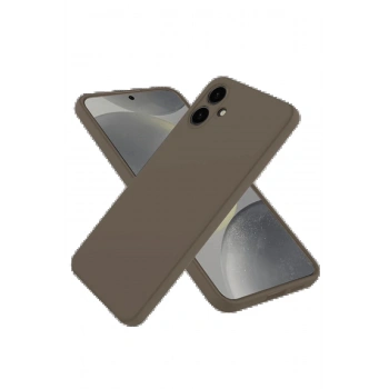 Samsung Galaxy A06 Kılıf First Silikon - Kahverengi