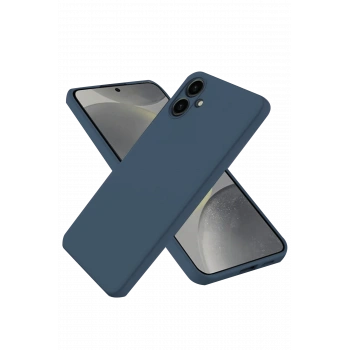 Samsung Galaxy A06 Kılıf First Silikon - Lacivert