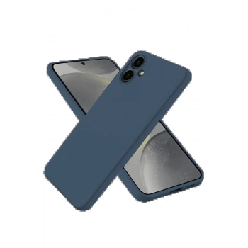 Samsung Galaxy A06 Kılıf First Silikon - Lacivert