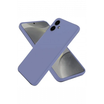 Samsung Galaxy A06 Kılıf First Silikon - Lila