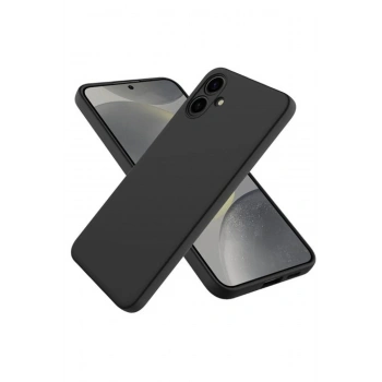 Samsung Galaxy A06 Kılıf First Silikon - Siyah