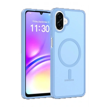 Samsung Galaxy A07 4G Jota Magsafe Kapak - Açık Mavi
