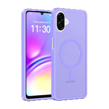 Samsung Galaxy A07 4G Jota Magsafe Kapak - Lila