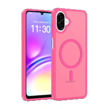 Samsung Galaxy A07 4G Jota Magsafe Kapak - Rose