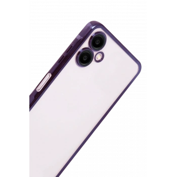 Samsung Galaxy A07 4G Razer Lensli Silikon - Mor