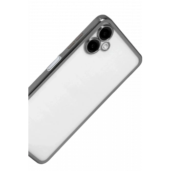 Samsung Galaxy A07 4G Razer Lensli Silikon - Titan Gri