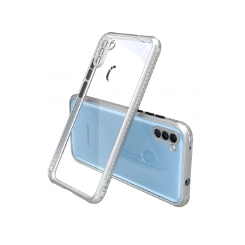 Samsung Galaxy A11 Kılıf Miami Şeffaf Silikon - Şeffaf