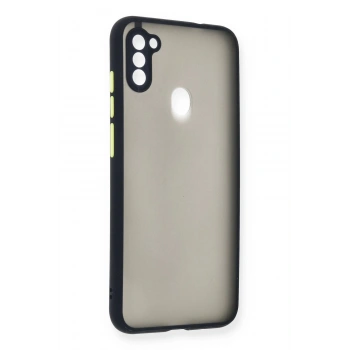 Samsung Galaxy A11 Kılıf Montreal Silikon Kapak - Lacivert