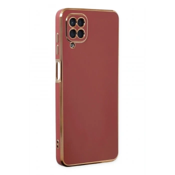 Samsung Galaxy A12 Kılıf Volet Silikon - Kırmızı