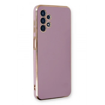 Samsung Galaxy A13 4G Kılıf Volet Silikon - Mor