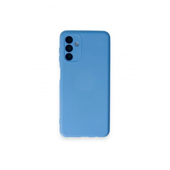 Samsung Galaxy A14 4G Kılıf Nano içi Kadife Silikon - Mavi