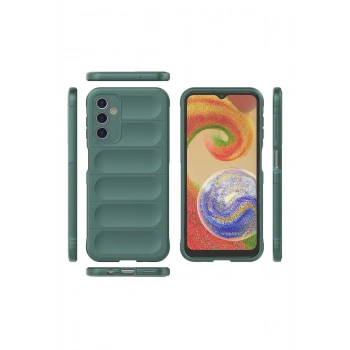 Samsung Galaxy A14 4G Kılıf Optimum Silikon - Koyu Yeşil
