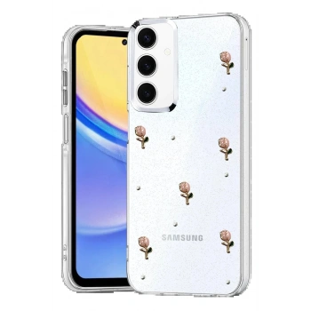 Samsung Galaxy A15 4G Fiyonk Desenli Kapak - Desen 5