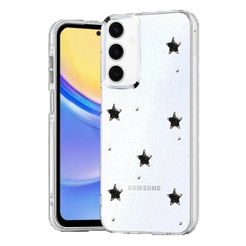 Samsung Galaxy A15 4G Fiyonk Desenli Kapak - Desen 8