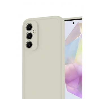 Samsung Galaxy A16 5G Kılıf Viera Silikon - Krem