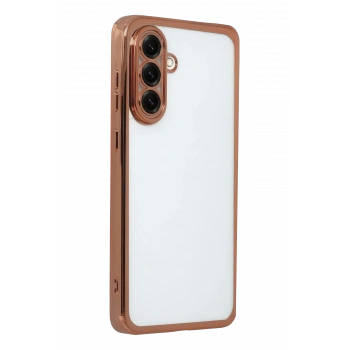 Samsung Galaxy A17 5G Razer Lensli Silikon - Çöl Titanyum