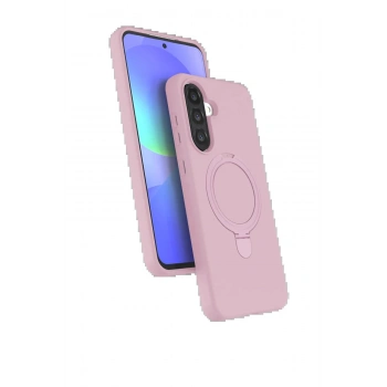 Samsung Galaxy A17 5G Regal Magsafe Standlı Kapak - Açık Pembe