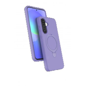 Samsung Galaxy A17 5G Regal Magsafe Standlı Kapak - Lila