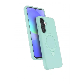 Samsung Galaxy A17 5G Regal Magsafe Standlı Kapak - Su Yeşili