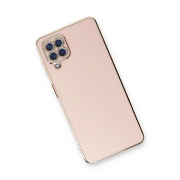 Samsung Galaxy A22 Kılıf Volet Silikon - Pembe