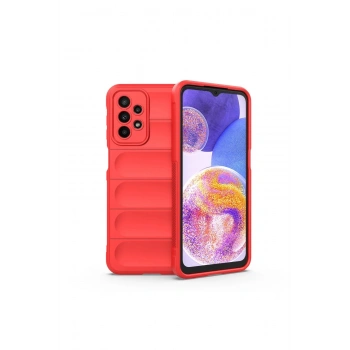 Samsung Galaxy A23 4G Kılıf Optimum Silikon - Kırmızı