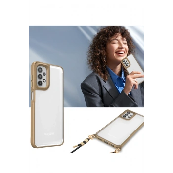 Samsung Galaxy A23 4G Kılıf Penta Silikon Kılıf - Çöl Titanyum